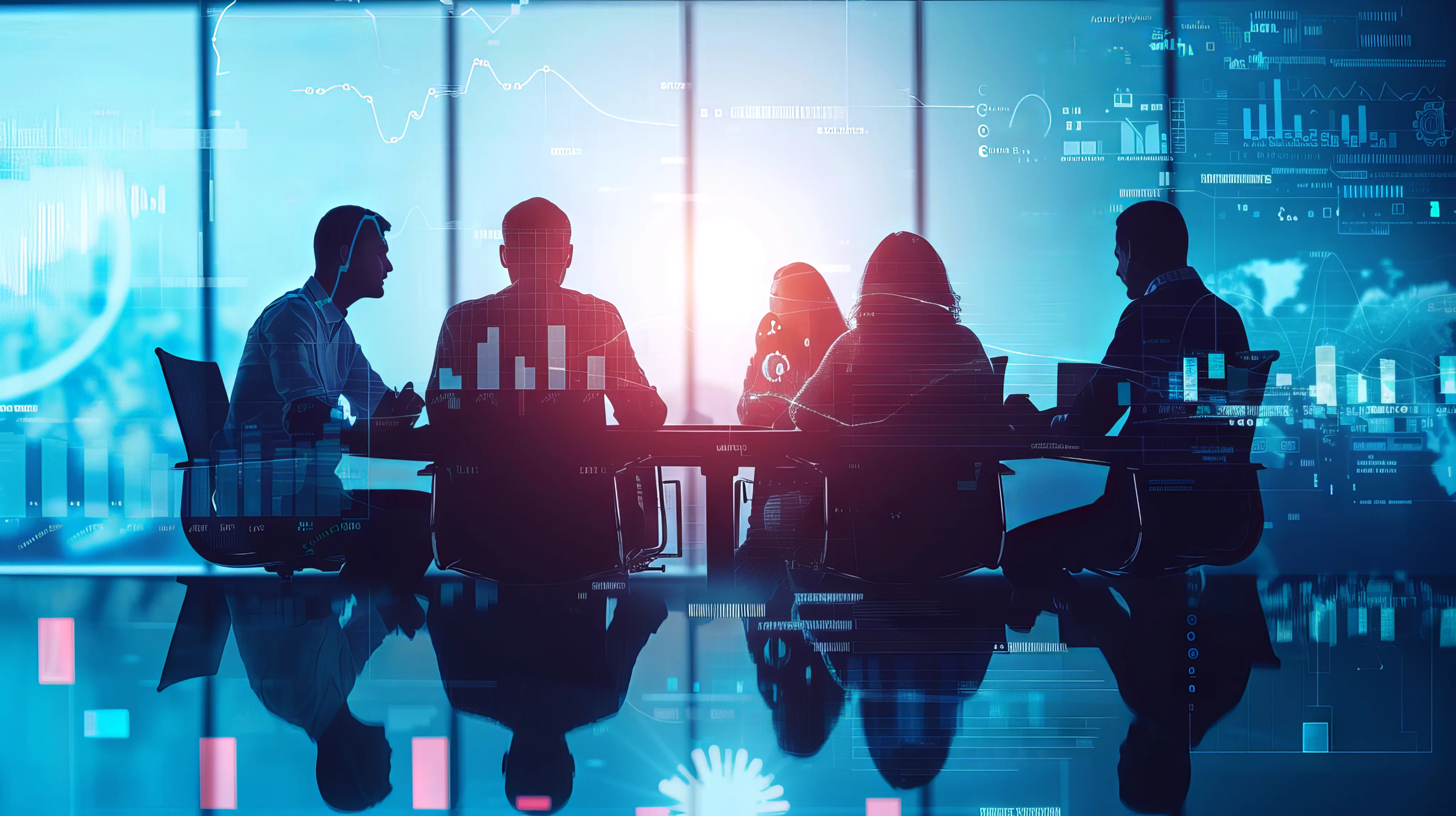 Next Edge Alliance founders and investors in a data-led strategy session